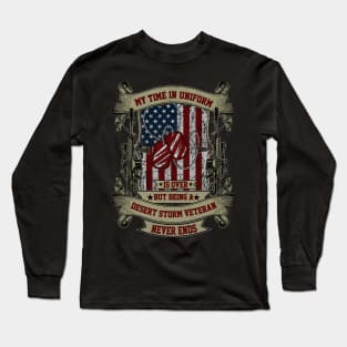 Desert Storm Veteran Long Sleeve T-Shirt